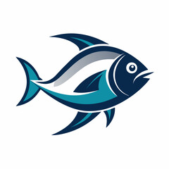 Fish logo vector art illustration (9)