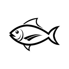 Fototapeta premium Fish logo vector art illustration (10)