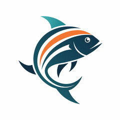 Fish logo vector art illustration (15)