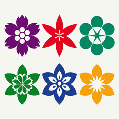 Fototapeta premium create-a-set-of-flower-icon-vector-art-illustratio (9)