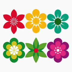Fototapeta premium create-a-set-of-flower-icon-vector-art-illustratio (60)