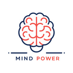 Mind logo vector art illustration (4)