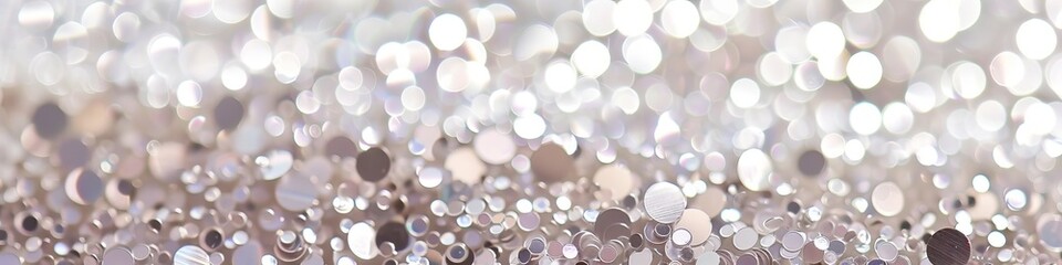 background of white sequins.