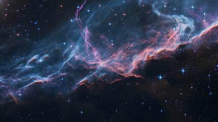 Galáxia com estrelas e constelações - Papel de parede 