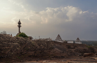 Shravanabelagola is one of the most visited Jain pilgrimage sites in South India.