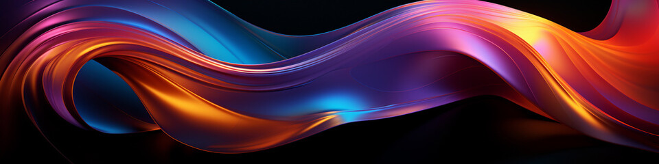 abstract artwork with a vibrant liquid metal background illuminated by electric neon bronze