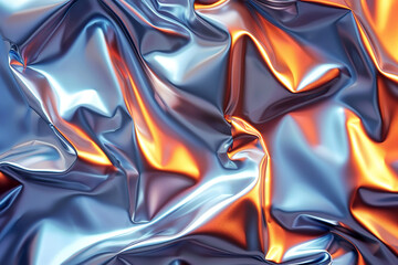 Abstract Liquid Metal Texture. Background