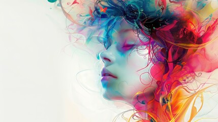 Fototapeta premium Mesmerizing psychedelic artwork evoking a sense of wonder