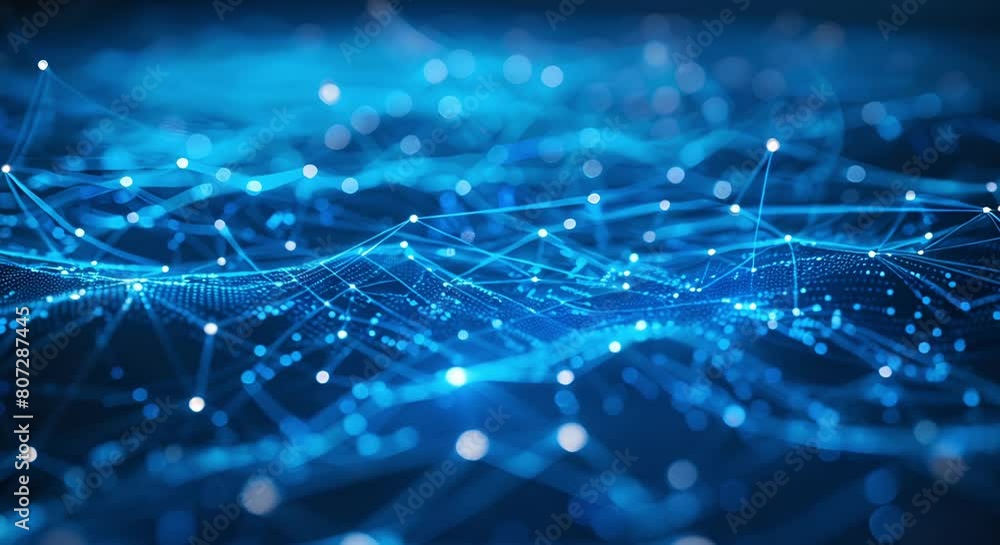 Poster blockchain developers team up to innovate and collaborate on industry projects . concept blockchain 
