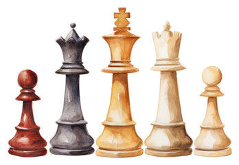 PNG Chess game white background intelligence.