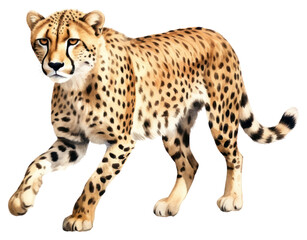 Fototapeta premium PNG Cheetah wildlife animal mammal.