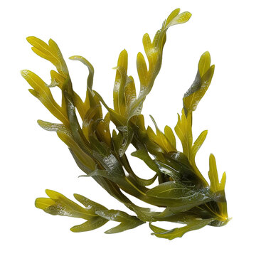 Seaweed isolated on white or transparent background