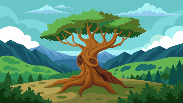 Powerful Wisdomtree Cartoon