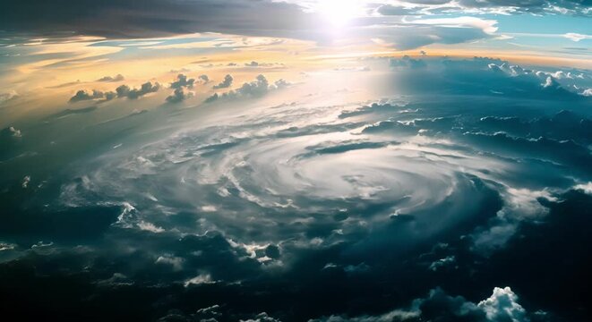 Enhancing Climate Change Mitigation Strategies with Advanced AI Weather Forecasting. Concept Climate Change Mitigation, AI Technology, Weather Forecasting, Sustainability, Environmental Conservation