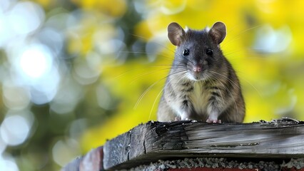 Protect Your Property from Rodents by Installing a Chimney Cover. Concept Chimney Cover, Rodent Prevention, Property Protection, Home Maintenance