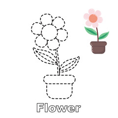 Vector illustration. Coloring book . Cartoon animal. Clipart set for nursery poster, Practice skills