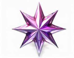 Obraz premium Stars, soft impression, glossy, smooth, logo-like, simple, sparkling, visually easy-to-read illustration, white background, generated by AI