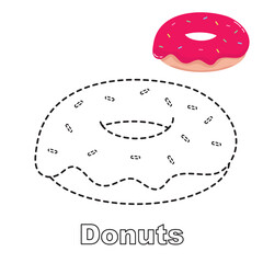 Vector illustration. Coloring book . Cartoon animal. Clipart set for nursery poster, Practice skills