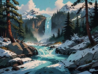 A Beautiful Winter Landscape