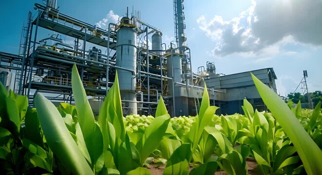 Converting Agricultural Waste into Biofuel: The Role of Plants. Concept Sustainable Agriculture, Bioenergy Production, Plant Biochemistry, Waste Management, Renewable Resources