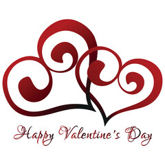 Simple happy valentines Day celebration design