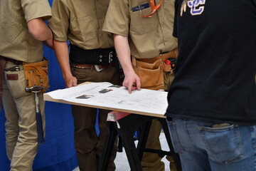 Students in trade school