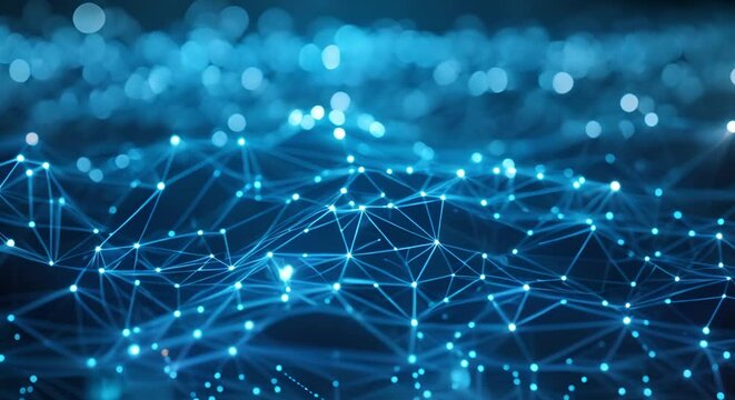 Network of Internet Connections: An Abstract Background in Cyberspace. Concept Abstract Background, Cyberspace, Internet Connections, Network