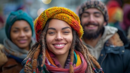 Group of People Posing for Picture