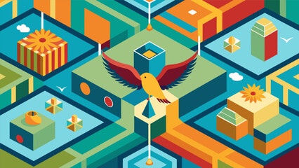 Innovative technology is used to print highdefinition images and patterns onto the tiles creating a realistic and visually appealing look.. Vector illustration