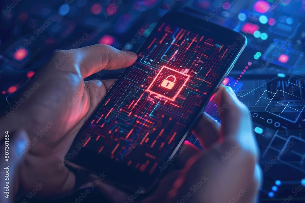 Poster two-factor authentication for stronger cybersecurity and personal privacy protection. secure