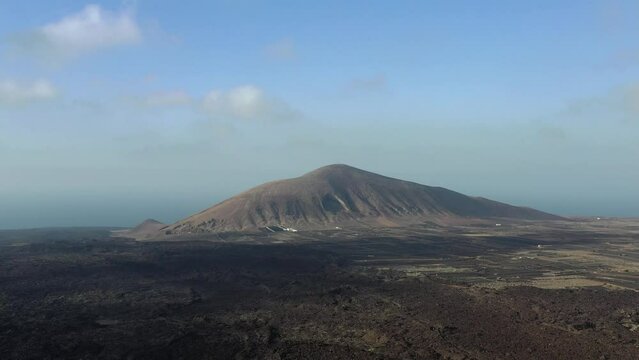 volcans &agrave; Lanzarote, canaries, Espagne