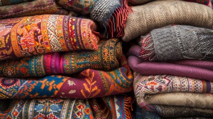 A cashmere scarf with intricate patterns and luxurious softness is the perfect accessory for chilly days and was found tucked away in a pile of secondhand scarves.