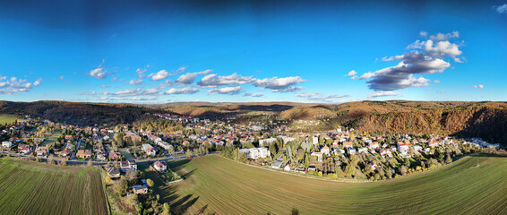 The village of Bilovice nad Svitavou near Brno