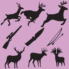 Set of hunting elements