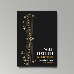 Romantic floral motive, elegant geometric beautiful background