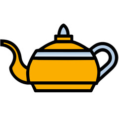 Obraz premium teapot isolated icon