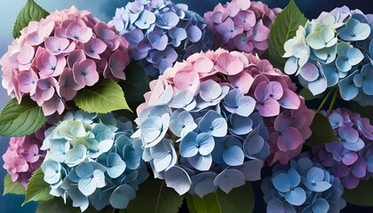 Design a background with lush hydrangea blooms in upscaled 22 1