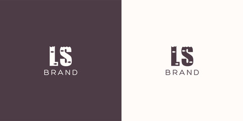 LS letters vector logo design