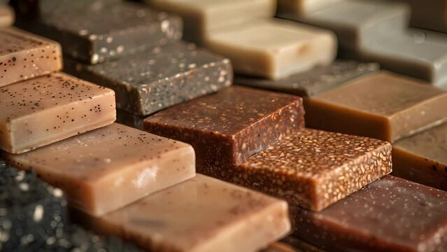 A collection of handmade soaps formulated with natural ingredients to cleanse and nourish the skin after a sauna session..