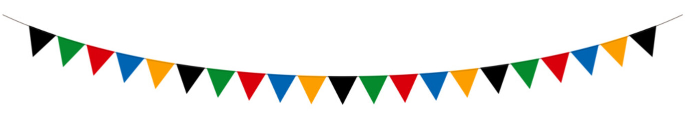 FANIONS OLYMPIQUES TRIANGULAIRES © kazy