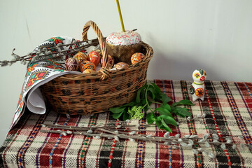 still life with basket
