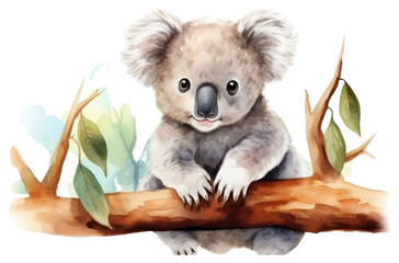 PNG Koala wildlife mammal animal.