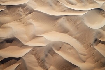 Swirling sand dunes in the desert