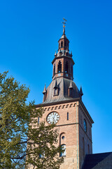 Church tower of Oslo Cathedral.