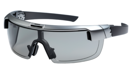 Augmented Reality Glasses isolated on transparent png background. Generative ai