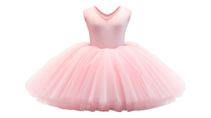 Ballerina Tutu isolated on transparent png background. Generative ai