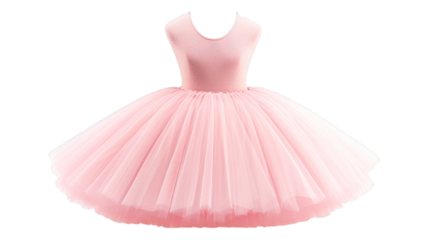 Ballerina Tutu isolated on transparent png background. Generative ai