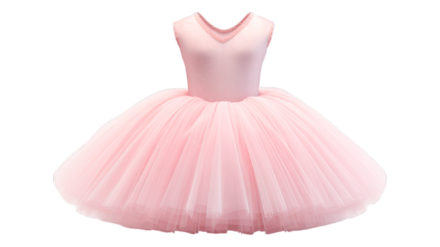 Ballerina Tutu isolated on transparent png background. Generative ai