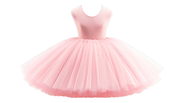 Ballerina Tutu isolated on transparent png background. Generative ai