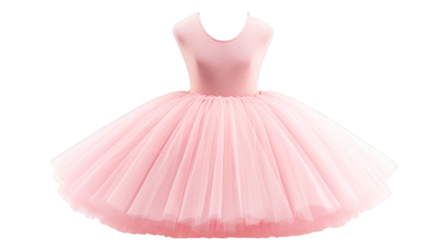 Ballerina Tutu isolated on transparent png background. Generative ai